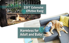 Barkpup Anti Barking Deterrent Device Dog Behavior Training Rechargeable Tool 10m Control Range LED Indicate Indoor/Outdoor Use