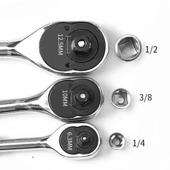 1/4" 3/8" 1/2" Ratchet Wrench Adapter Chrome Vanadium Sleeve  Drive Socket Converter Wrench Transform Joint