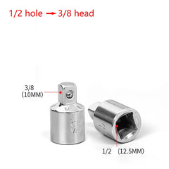 1/4" 3/8" 1/2" Ratchet Wrench Adapter Chrome Vanadium Sleeve  Drive Socket Converter Wrench Transform Joint