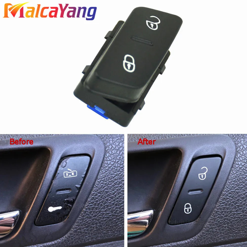 Car Central Locking Safety Switch Door Lock Button For VW Jetta Golf 5 MK5 Passat CC Tiguan 1K0962125B