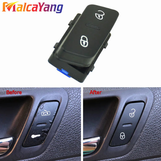 Car Central Locking Safety Switch Door Lock Button For VW Jetta Golf 5 MK5 Passat CC Tiguan 1K0962125B
