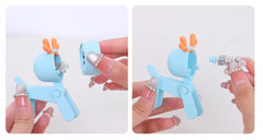 Mini LED Night Light Cute Cartoon Desk Lamp Puppy Deer Desktop Ornament Bedroom Table Lights Children Holiday Gifts
