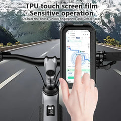 Waterproof Motorcycle Bicycle Phone Holder 360° Rotating Adjustable GPS Stand For iPhone Xiaomi Outdoor Riding Navigation Holder
