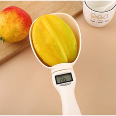 Food Measuring Scoop Electronic Dog Cat Food Measuring Cup Digital Spoon Scale Kitchen Food Scale with LED Display