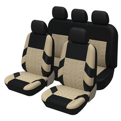 Car Seat Covers Set Polyester Fabric Universal Fits Most Cars Covers Car Seat Protector For Nissan Teana For Renault Kadjar F3
