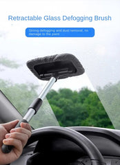 Car Window Cleaner Brush Kit Microfiber Windshield Cleaning Tool Auto Interior Glass Wash Wiper Long Handle Reusable Cloth Pad