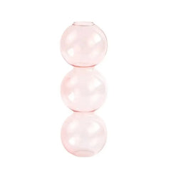 Romantic Glass Vase Modern Creative Hydroponic Flower Pot Funny Simple Spherical Flower Vase Dining Room