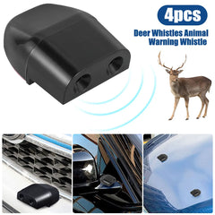 4Pcs Deer Warning Whistles Device Portable Deer Repelling Whistles Mini Car Safety Deer Whistle Weather-Resistant Animal Alert