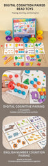 Clip Beads Wooden Toy Kids Sorting Bowl Toddler Learning Activities Fine Motor Skills Toy Preschool Early Educational Montessori