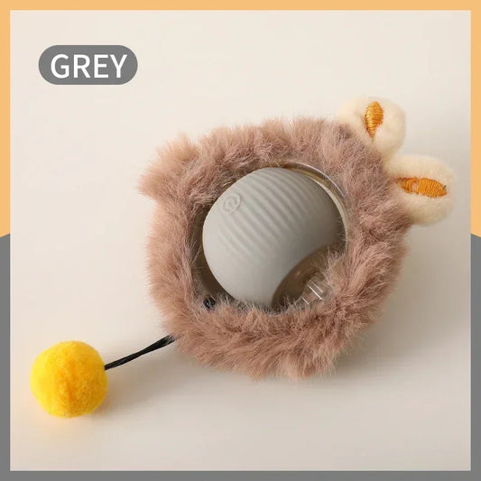 New Interactive Cat Toys Ball Auto Electric Rolling Ball Toys for Cat Kitty Pet Smart Automatic Teaser USB Rechargeable Cat Toy