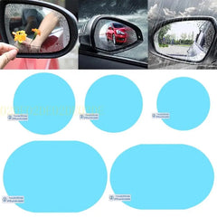 652F Car SUV Rear View Mirror Film Rainproof Anti Fog Anti-Glare Protective Film High-Definition for Clear Window Protec