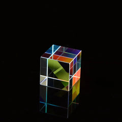 Science Cube Optical Prism Photography Hexahedral 1pcs15x15x15mm Home Decor Prism Glass Cube Topografia