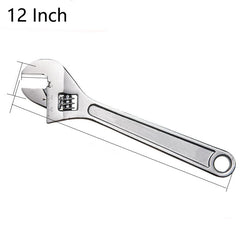 6/8/10/12/15 Inch Adjustable Wrench Large Openin Multifunction Spanner Universal Pipe Repair Tools Workshop Hand Repair Tools