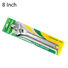 6/8/10/12/15 Inch Adjustable Wrench Large Openin Multifunction Spanner Universal Pipe Repair Tools Workshop Hand Repair Tools