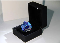 Science Cube Optical Prism Photography Hexahedral 1pcs15x15x15mm Home Decor Prism Glass Cube Topografia