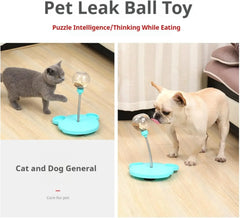 Snack Ball Dog Toy Interactive Treat Dispenser Ball Leaky Ball Pet Feeding Toy Cat and Small Dog Chase and Exercise Feeder