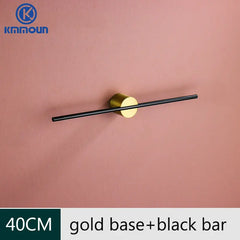 Movable Towel Bar Towel Hanger Bath Towel Holder Wall Towel Bar Space Aluminum Bathroom Shelf Kitchen Storage Rack 40/50cm
