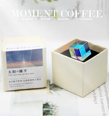 Science Cube Optical Prism Photography Hexahedral 1pcs15x15x15mm Home Decor Prism Glass Cube Topografia
