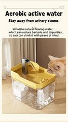 1.5L Cat Water Fountain Auto Filter USB Pet Drinker Compact Water Dispenser Live Circulation System for Cats and Small Pets