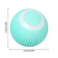 Smart Cat Toys Automatic Rolling Ball Electric Cat Toys Interactive for Cats Training Self-moving Kitten Toys for Indoor Playing