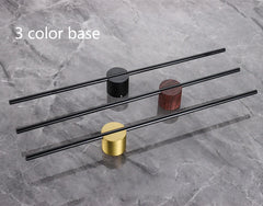 Movable Towel Bar Towel Hanger Bath Towel Holder Wall Towel Bar Space Aluminum Bathroom Shelf Kitchen Storage Rack 40/50cm
