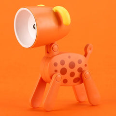 Mini LED Night Light Cute Cartoon Desk Lamp Puppy Deer Desktop Ornament Bedroom Table Lights Children Holiday Gifts
