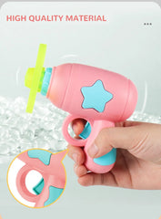Children Saucer Launcher Pistol Outdoor Spinning Top Dinosaur Gun Toys Flying Disc Bamboo Dragonfly Ejection Luminous Gyroscope