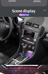 5-in-1 180W Car Fast Charger USB Type-C Power Adapter Retractable Phone Charger With Roof Starlight For IOS Android Phones