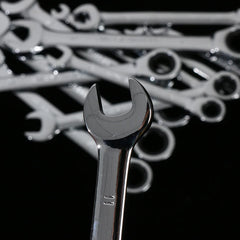 6/7/8/9/10/11/12/13mm Reversible Ratchet Wrench Combination Spanner Keys Gear Ring Nut Ratcheting Kit High Torque Handle Tool