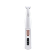 New Dog Paw Trimmer with LED Light Fully Waterproof Pet Hair Trimmer with LED Display Dog Clippers for Grooming 18mm Widen Blade