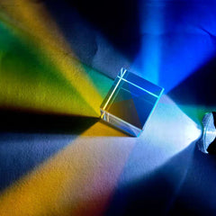 Science Cube Optical Prism Photography Hexahedral 1pcs15x15x15mm Home Decor Prism Glass Cube Topografia