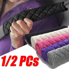 1/2PCs Universal Car Seat Belt Covers Plush Soft Velvet Shoulder Pad Safety Belt Cover for Adult Kid Car Interior Accessories