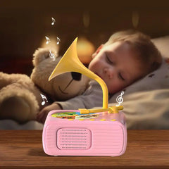 Children's Phonograph Story Music Player Toddler Toys Kids Gramophone with 96 Cards Early Childhood Education Birthday Gift