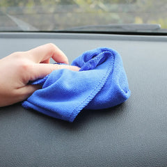 1pcs Car 30X30CM Blue Microfiber Car Cleaning Towels Kitchen Wash Auto  Home Cleaning Wash Clean Cloth Superfine Fiber