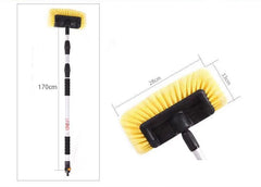 Car Wash Brush Head for Detailing Washing Vehicles, Boats, RVs, ATVs, or Off-Road Autos, Super Soft Bristles for Scratch Resista