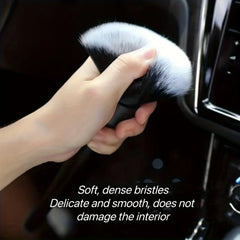Car Detailing Brush Super Soft Auto Interior Detail Brush With Synthetic Bristles Car Dash Duster Brush Accessories