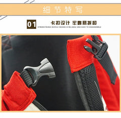 New Double Shoulder Portable Travel Backpack Outdoor Pet Dog Carrier Bag Pet Dog Front Bag Mesh Backpack