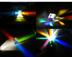Science Cube Optical Prism Photography Hexahedral 1pcs15x15x15mm Home Decor Prism Glass Cube Topografia