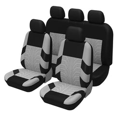 Car Seat Covers Set Polyester Fabric Universal Fits Most Cars Covers Car Seat Protector For Nissan Teana For Renault Kadjar F3