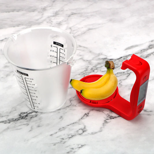 Kitchen Scales with LCD Display Digital Beaker Electronic Tool Hostweigh Measuring Cup Temperature Measurement Cups