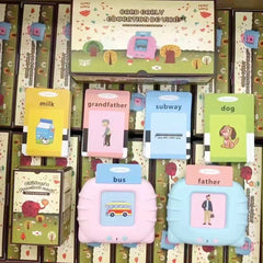 Flash Cards for Kids Early Education Learning Toys Talking Flashcards Preschool English Electronic Audio Book Machine Gift