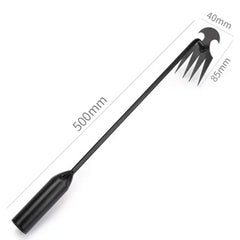 2024 Upgrade, 4 Teeth Manganese Steel Weeder Kit with Handles - Multifunctional Uprooting Weeding Artifact for Gardening