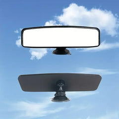 Wide-angle Rearview Mirror With 360° Rotates Adjustable Suction Cup Interior Rear View Mirrors Universal Car Rear Mirror