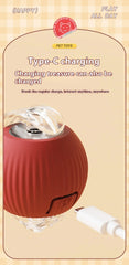 New Interactive Cat Toys Ball Auto Electric Rolling Ball Toys for Cat Kitty Pet Smart Automatic Teaser USB Rechargeable Cat Toy