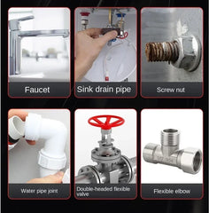 6/8/10/12/15 Inch Adjustable Wrench Large Openin Multifunction Spanner Universal Pipe Repair Tools Workshop Hand Repair Tools