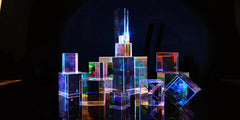 Science Cube Optical Prism Photography Hexahedral 1pcs15x15x15mm Home Decor Prism Glass Cube Topografia