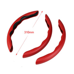 Car Steering Wheel Covers Booster Micro Fiber Leather Auto Interior Decorative Accessories Universal Carbon Fiber Looking