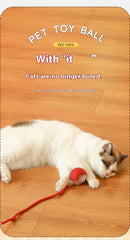 New Interactive Cat Toys Ball Auto Electric Rolling Ball Toys for Cat Kitty Pet Smart Automatic Teaser USB Rechargeable Cat Toy