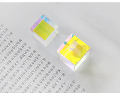 Science Cube Optical Prism Photography Hexahedral 1pcs15x15x15mm Home Decor Prism Glass Cube Topografia