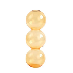 Romantic Glass Vase Modern Creative Hydroponic Flower Pot Funny Simple Spherical Flower Vase Dining Room
